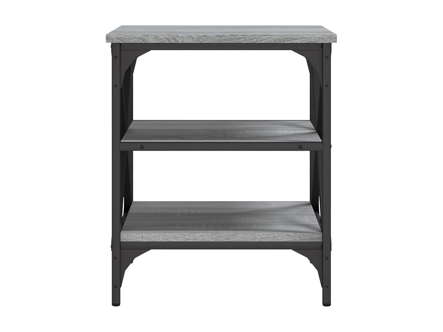 Tables d'appoint 2 pcs Sonoma gris 40x42x50 cm Bois ingénierie