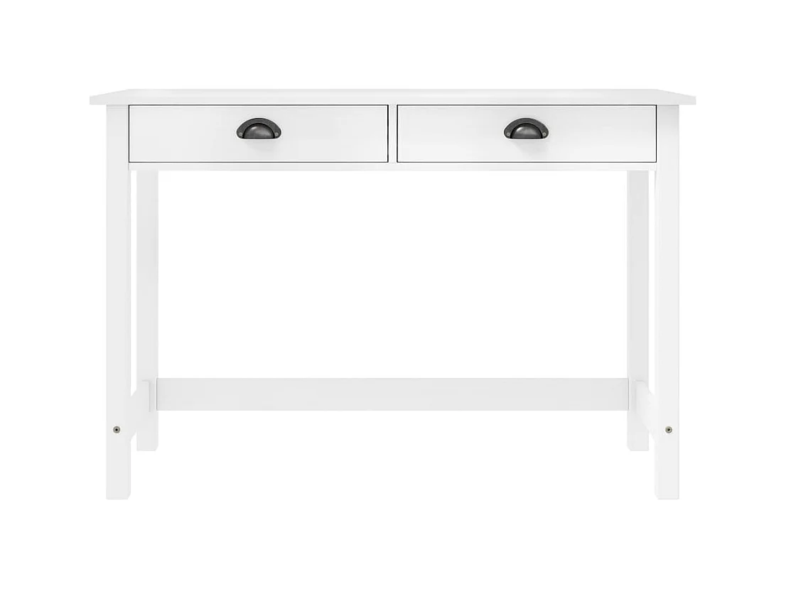 Table console Hill avec 2 tiroirs 110x45x74 cm Bois pin massif