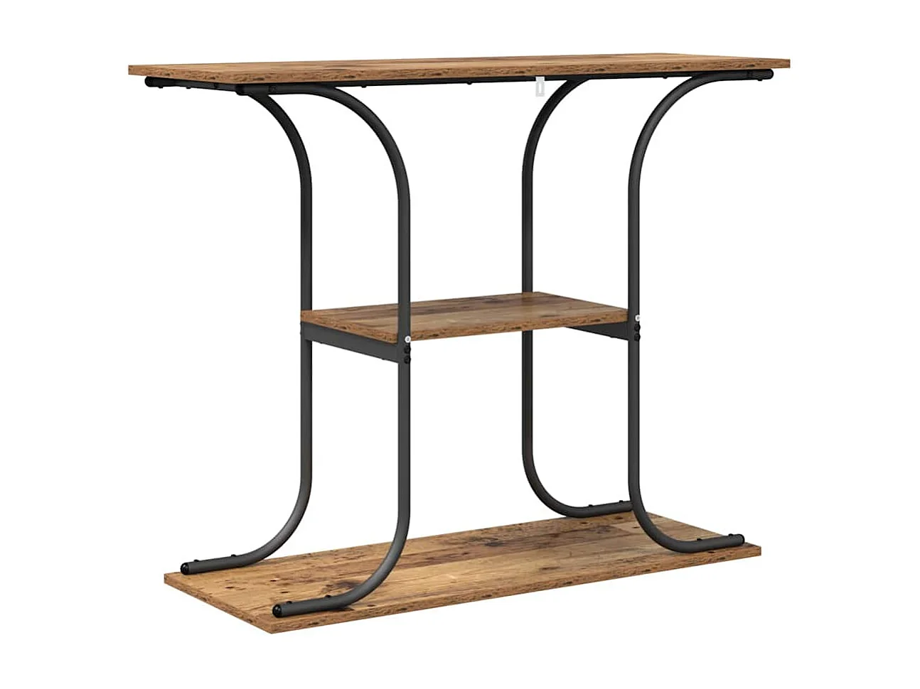 Consoletafel Antiek hout 101 x 35 x 80,5 cm Bewerkt hout