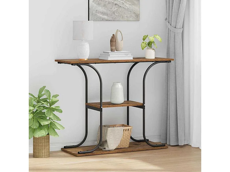 Mesa consola Madera antigua 101 x 35 x 80,5 cm Madera de ingeniería