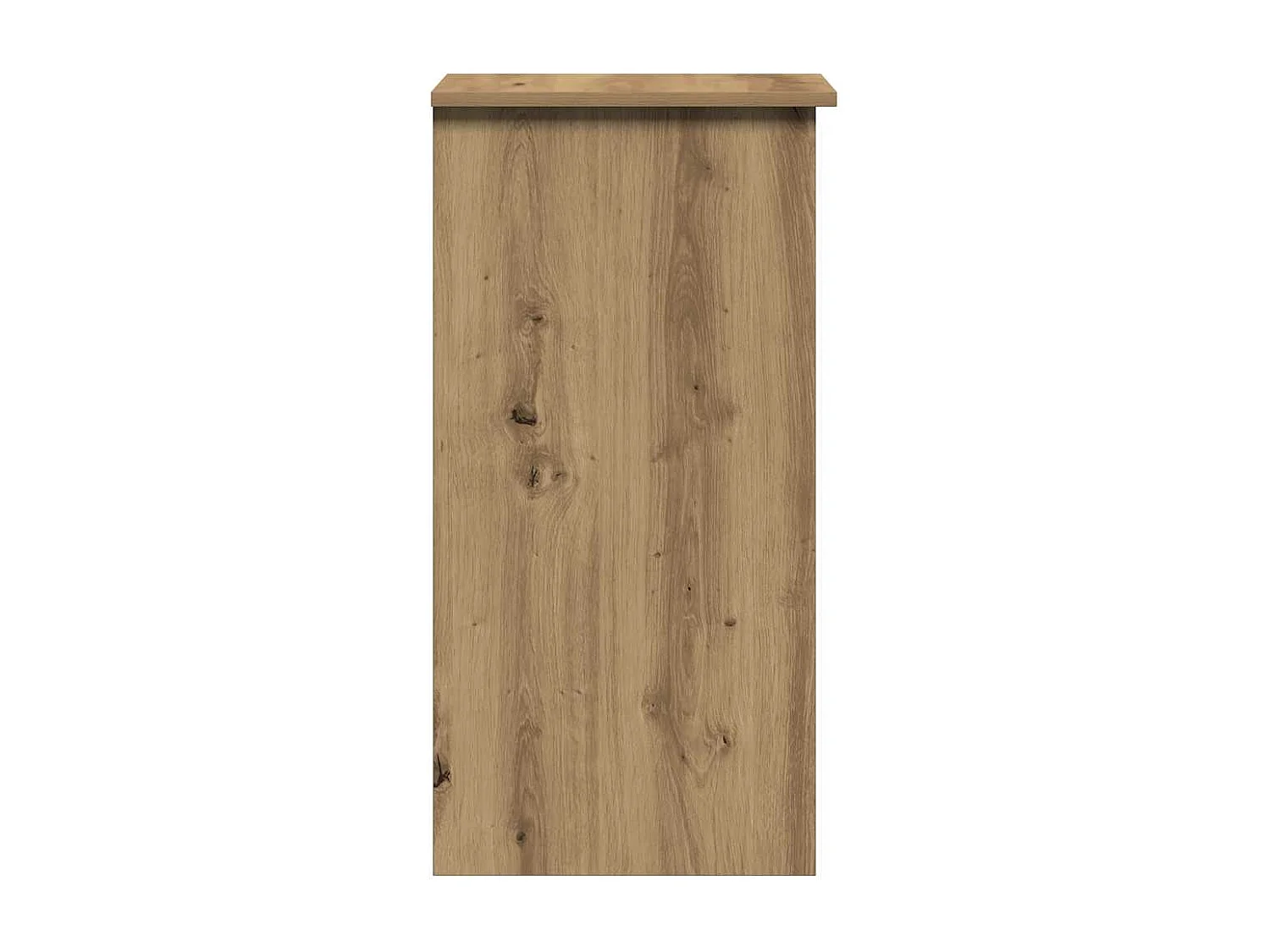 Escritorio con estantes, roble artesanal, madera de ingeniería.