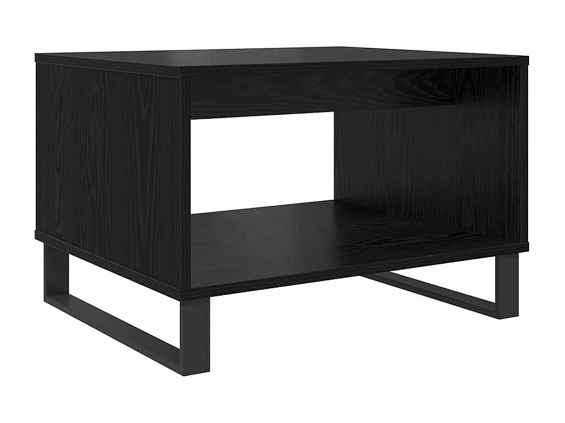 Couchtisch Eiche schwarz 60 x 50 x 40 cm Holzwerkstoff