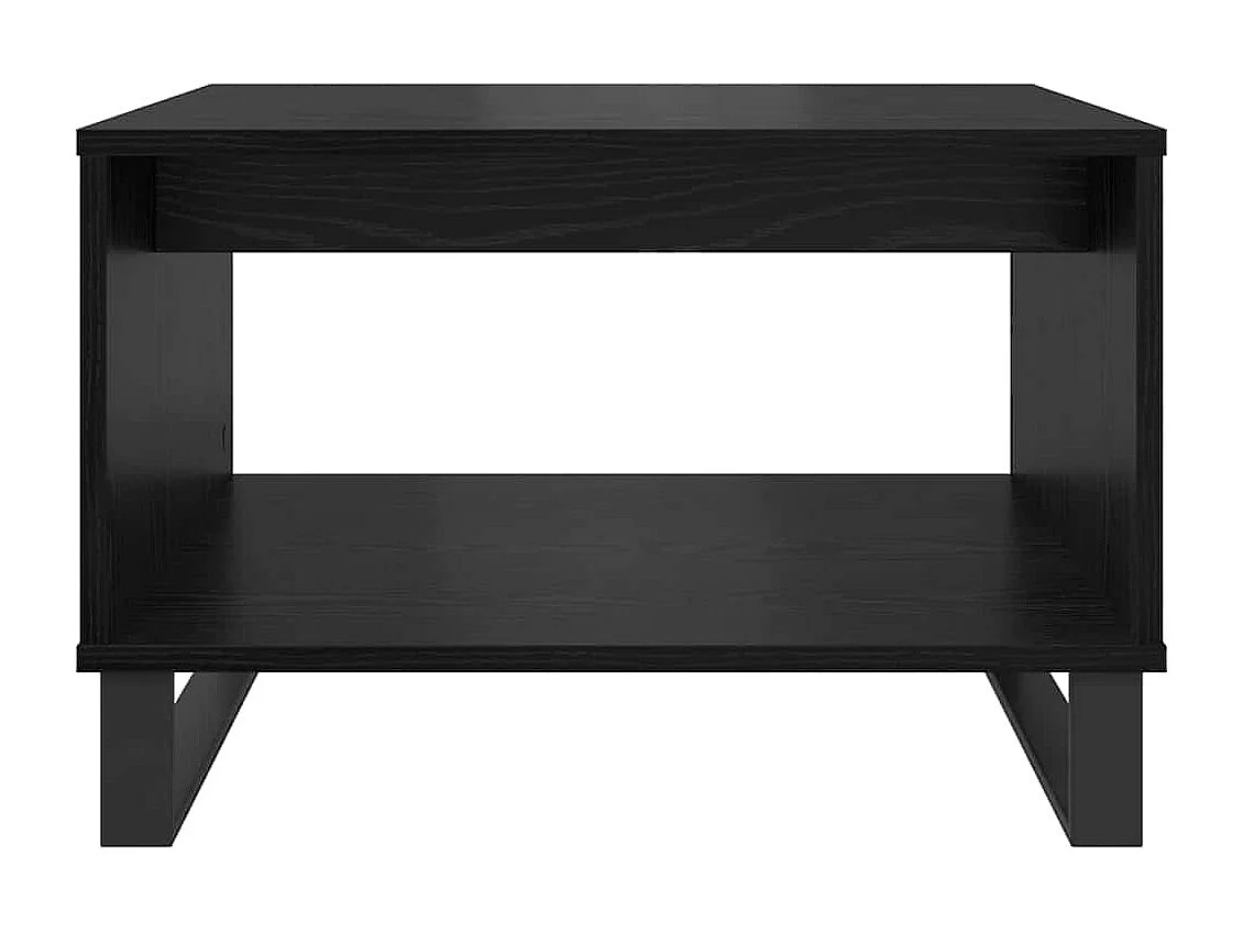 Couchtisch Eiche schwarz 60 x 50 x 40 cm Holzwerkstoff