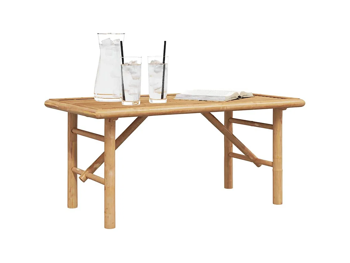 Salontafel Bruin 90 x 50 x 43 cm Bamboe