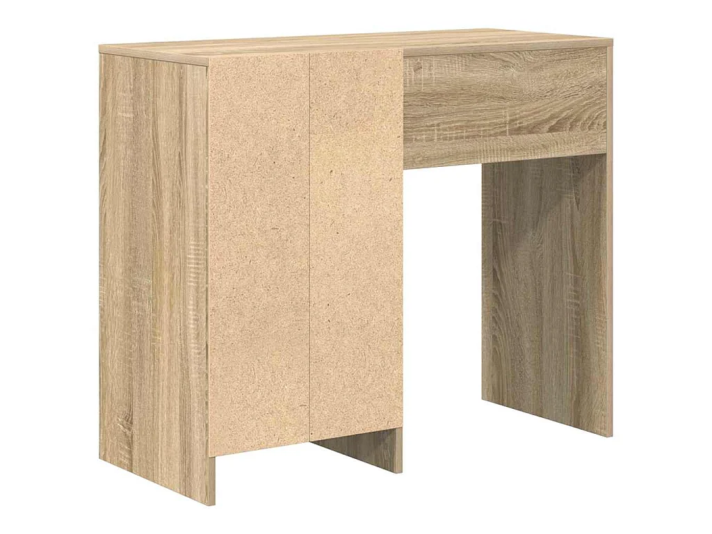 Schreibtisch aus Sonoma-Eiche, 90 x 37,5 x 75 cm, Holzwerkstoff
