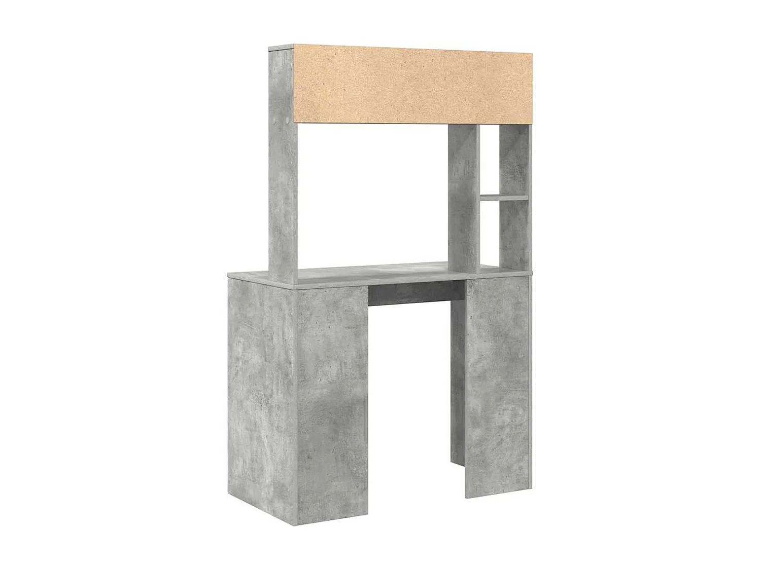 Bureau Gris béton 91 x 50 x 149 cm Bois d'ingénierie