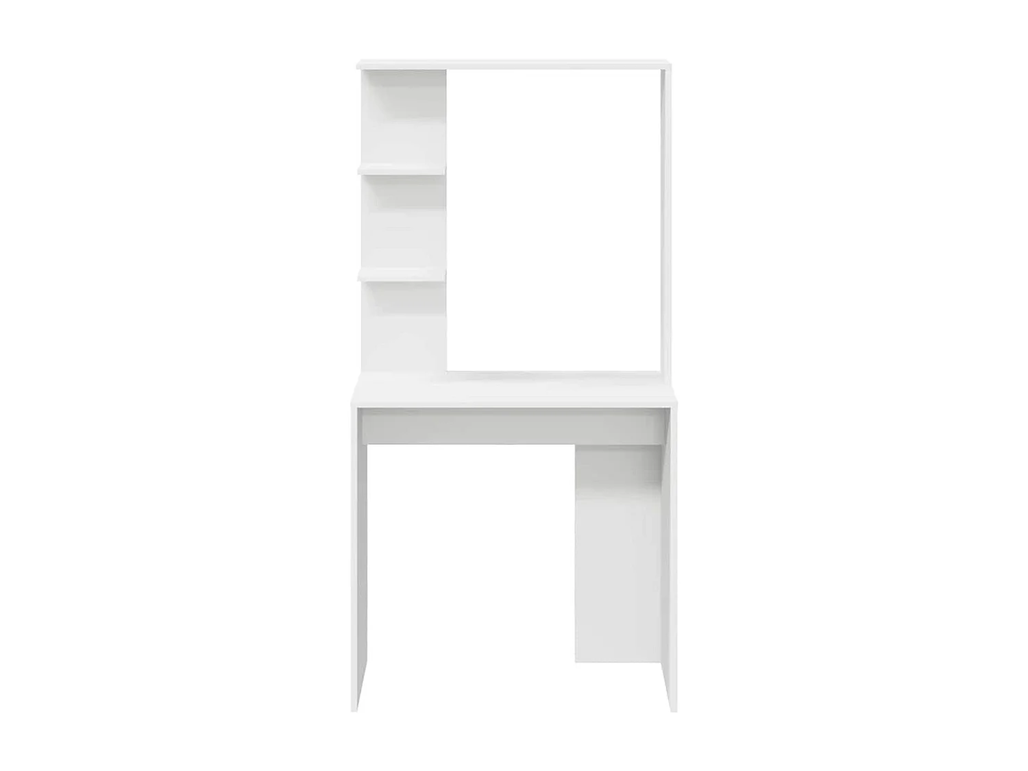 Bureau Blanc 78.5 x 37 x 154.5 cm Bois d'ingénierie