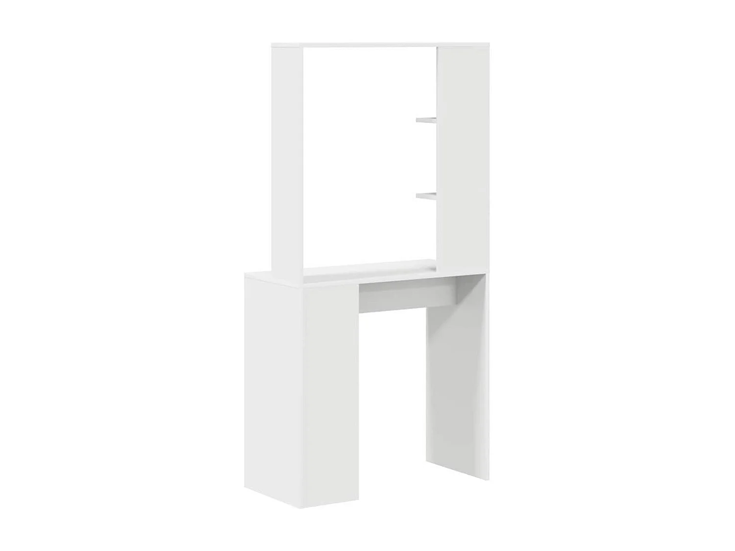 Bureau Blanc 78.5 x 37 x 154.5 cm Bois d'ingénierie