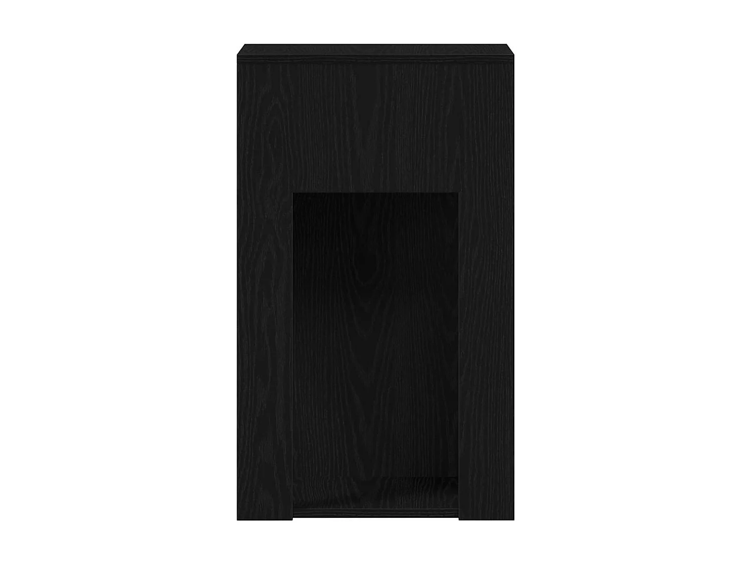 Support de tour d'ordinateur avec tiroir noir 30x44x74 cm