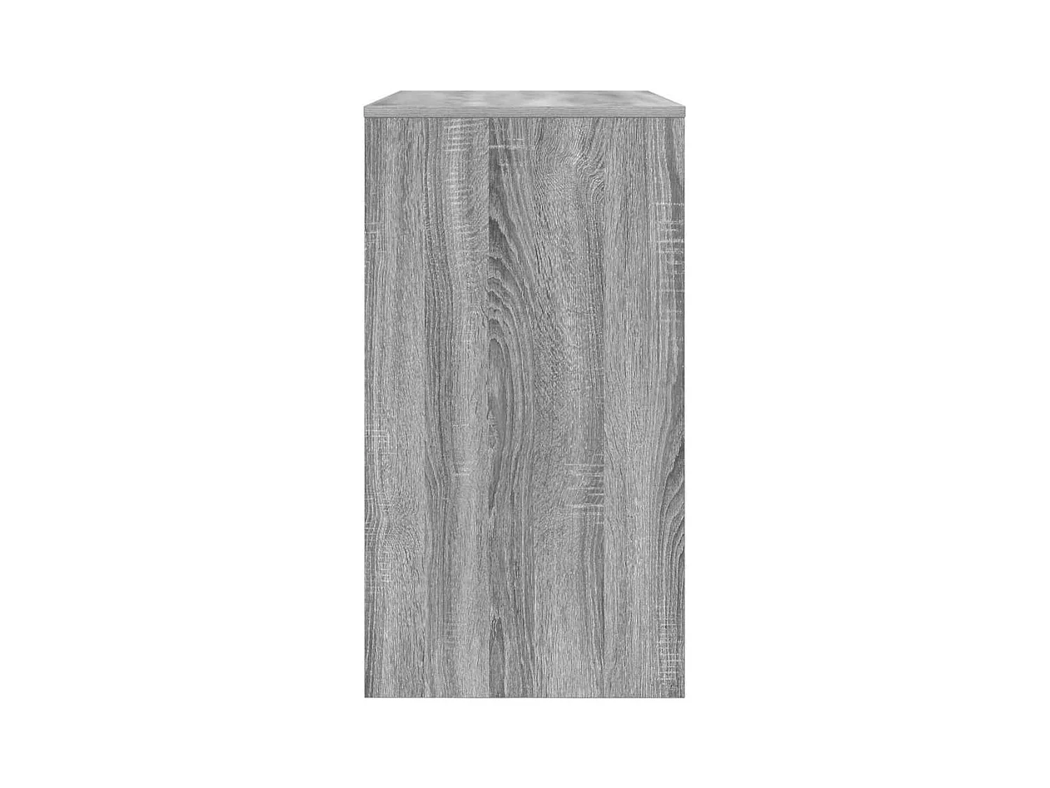 Bureau avec étagère Gris 77,5 x 43 x 79 cm Bois d'ingénierie