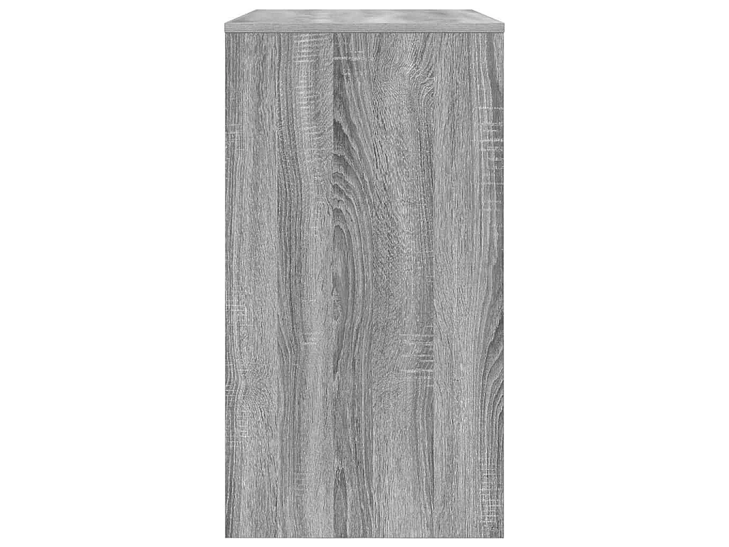 Schreibtisch mit Ablage Grau 77,5 x 43 x 79 cm Holzwerkstoff
