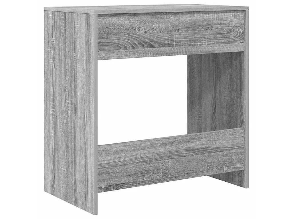 Schreibtisch mit Ablage Grau 77,5 x 43 x 79 cm Holzwerkstoff