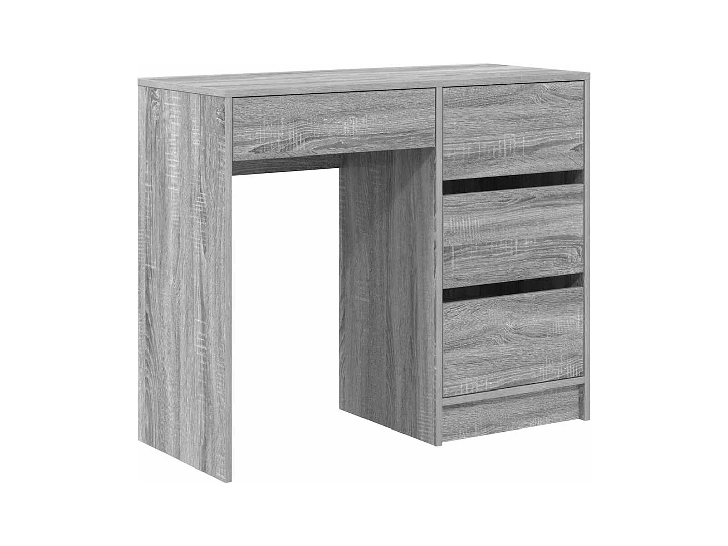 Bureau Gris Sonoma 90 x 37,5 x 75 cm Bois d'ingénierie