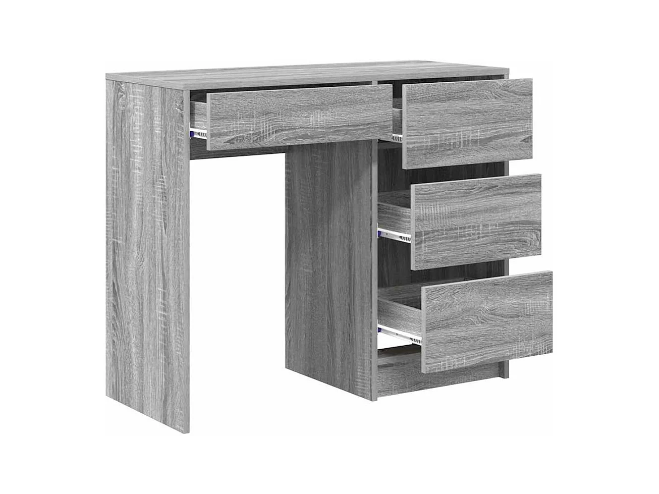 Bureau Gris Sonoma 90 x 37,5 x 75 cm Bois d'ingénierie