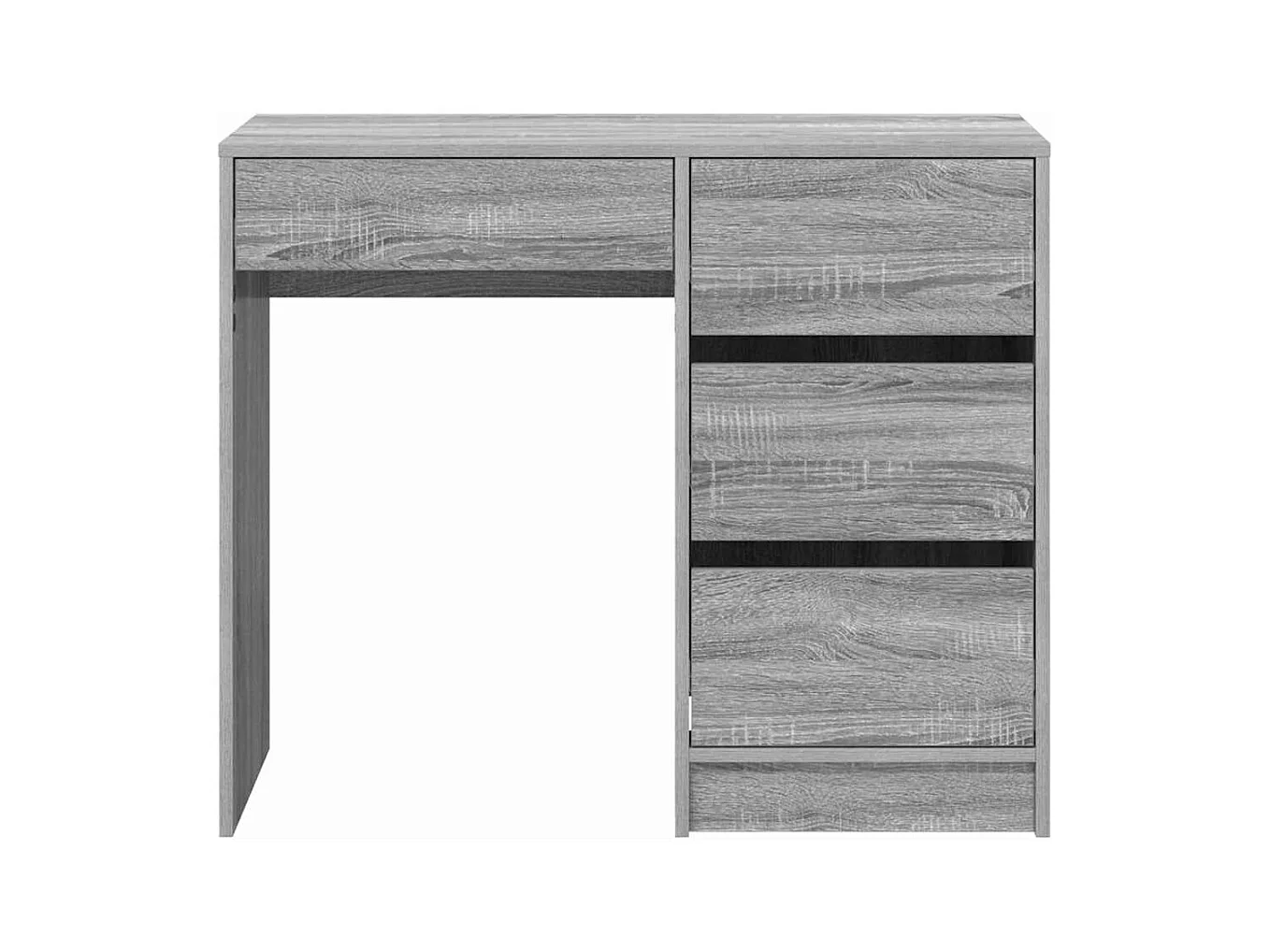 Bureau Gris Sonoma 90 x 37,5 x 75 cm Bois d'ingénierie