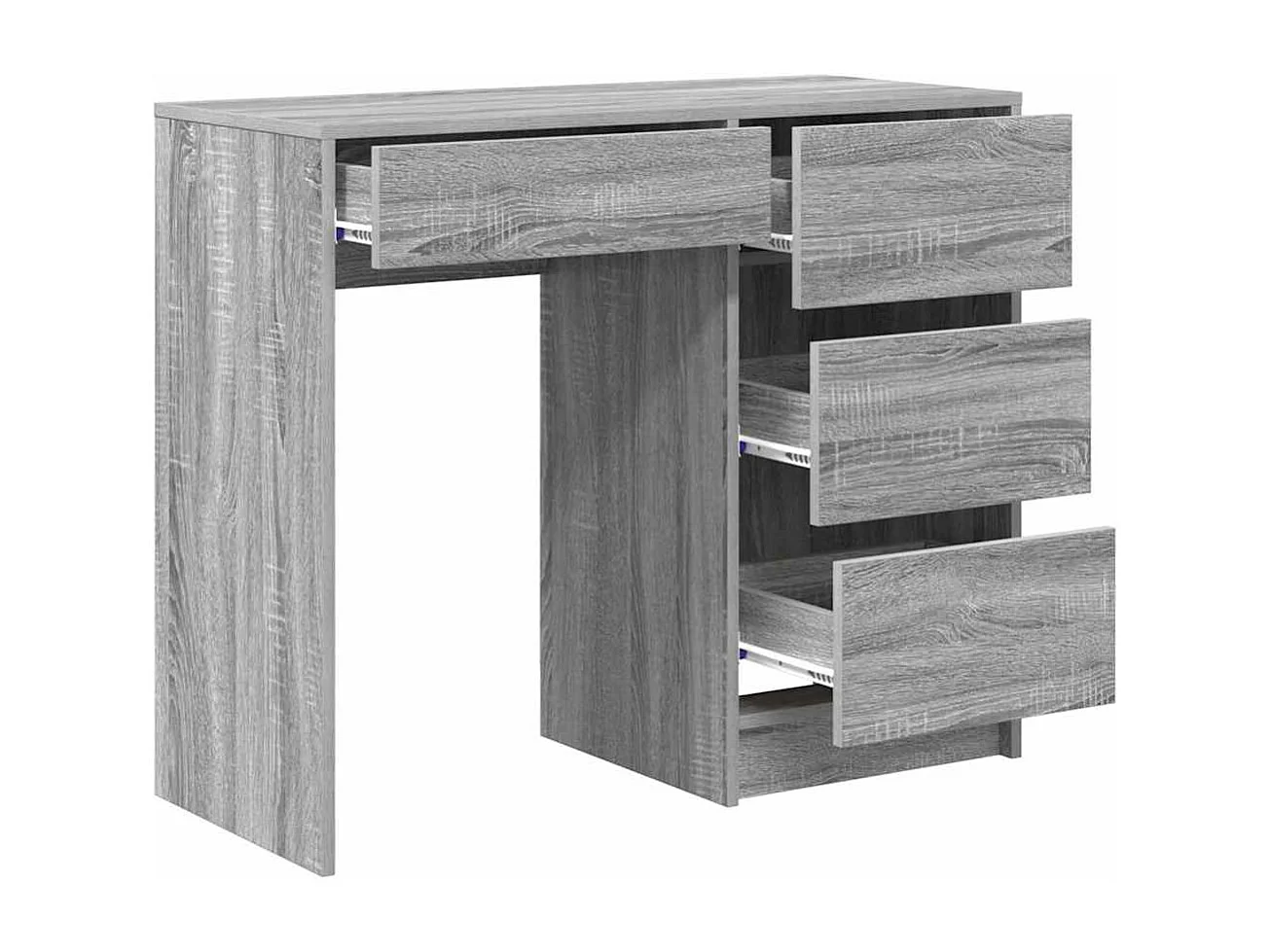Bureau Gris Sonoma 90 x 37,5 x 75 cm Bois d'ingénierie