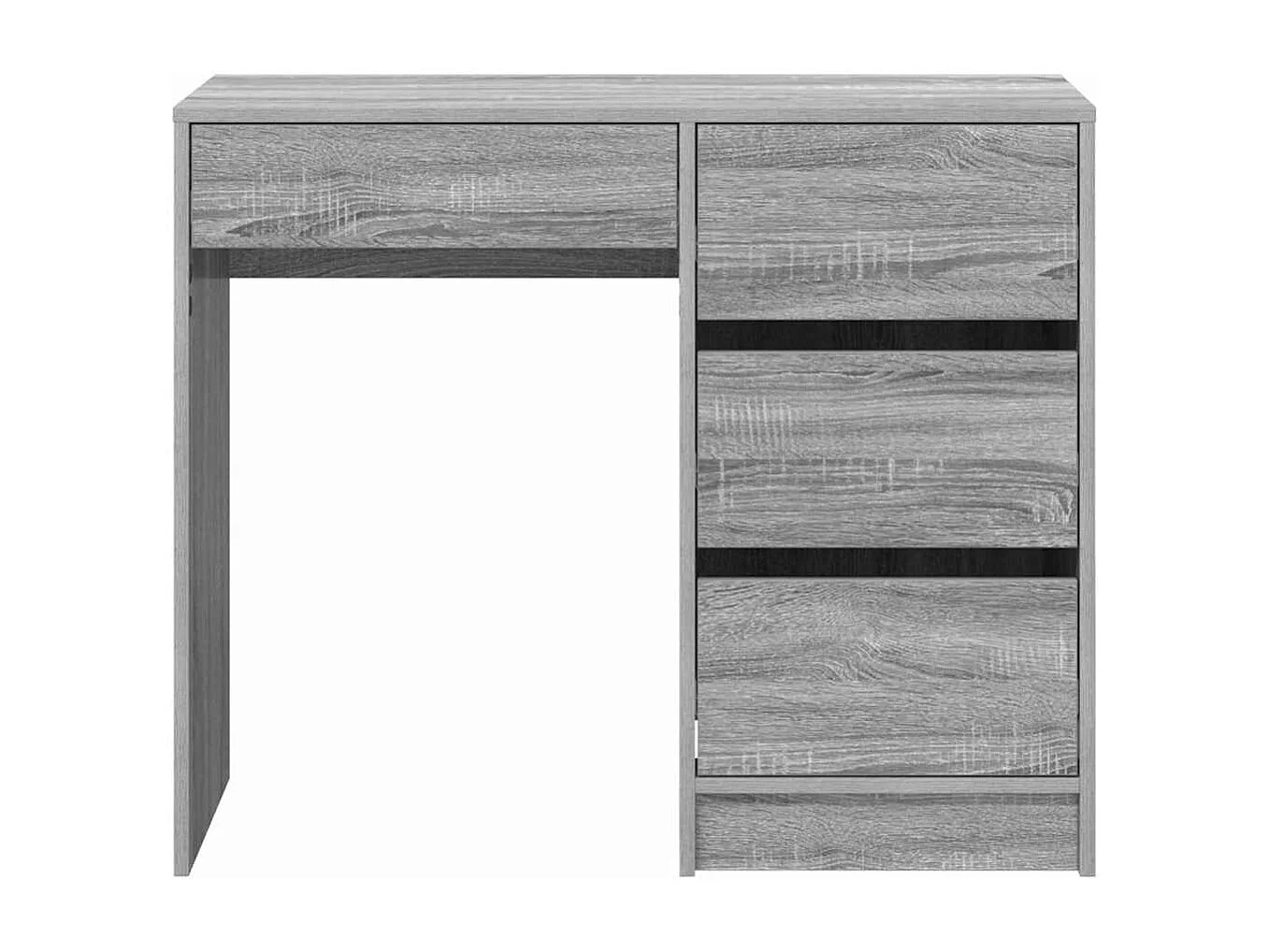 Bureau Gris Sonoma 90 x 37,5 x 75 cm Bois d'ingénierie