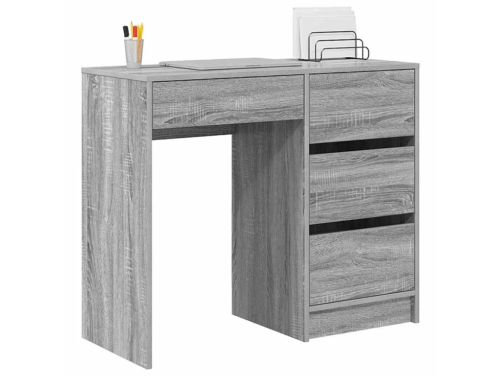 Schreibtisch Sonoma Grau 90 x 37,5 x 75 cm Holzwerkstoff