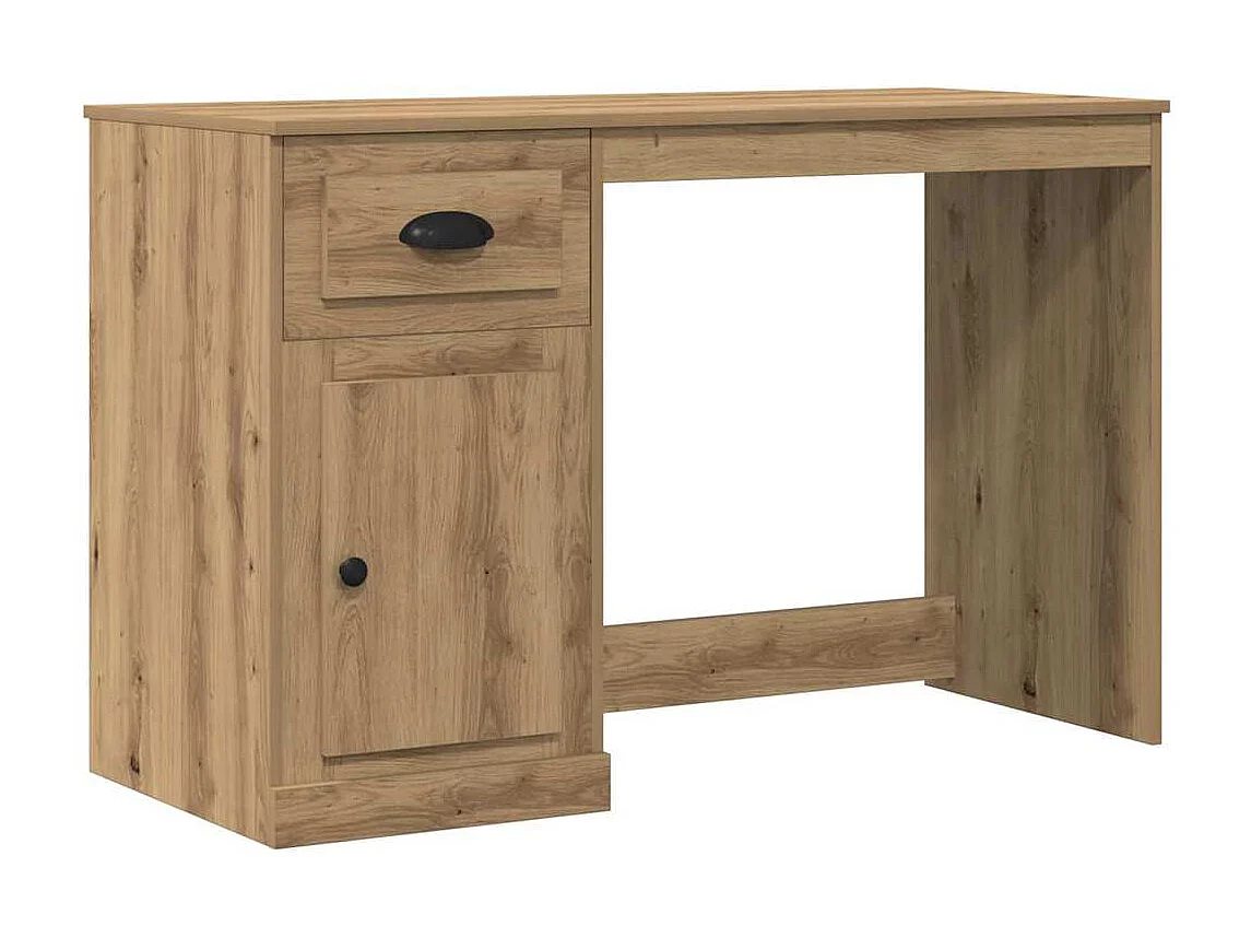 Bureau chêne artisanal 50 x 115 x 75 cm Bois d'ingénierie
