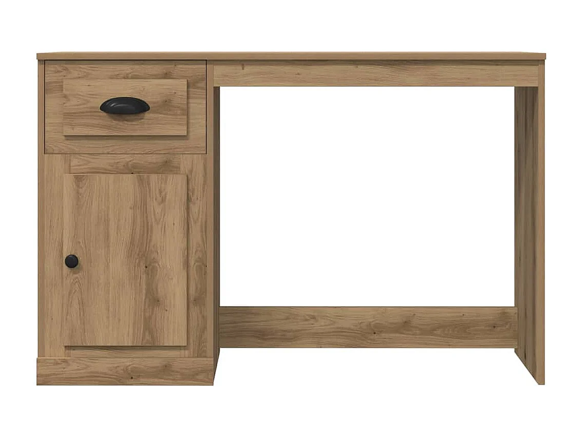 Bureau chêne artisanal 50 x 115 x 75 cm Bois d'ingénierie