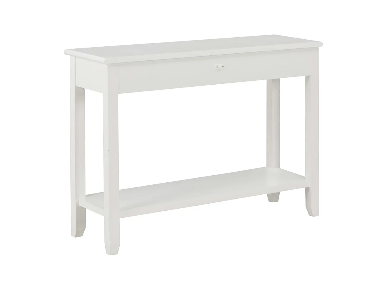 Table console Blanc 110x35x80 cm Bois