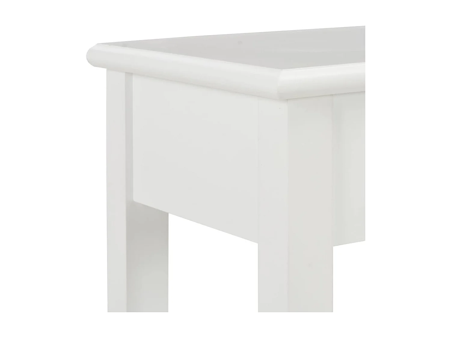 Table console Blanc 110x35x80 cm Bois