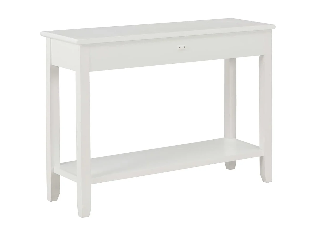 Table console Blanc 110x35x80 cm Bois