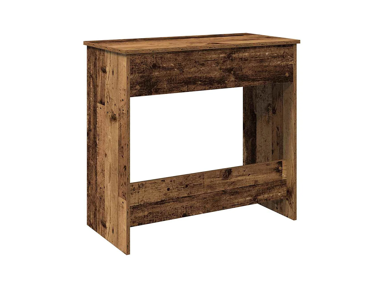 Bureau style vieux bois 80x40x75 cm bois d'ingénierie