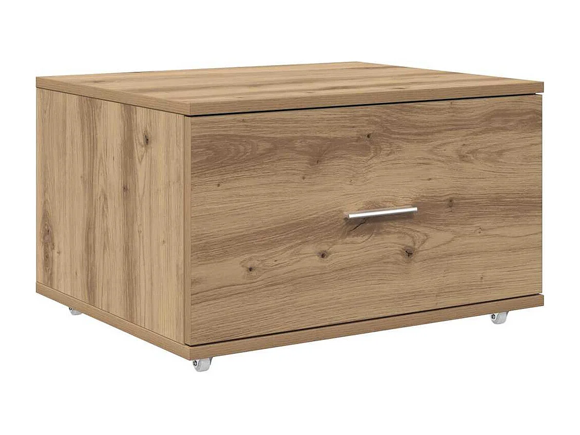 Bureau chêne artisanal 131,5 x 50 x 106,5 cm Bois d'ingénierie