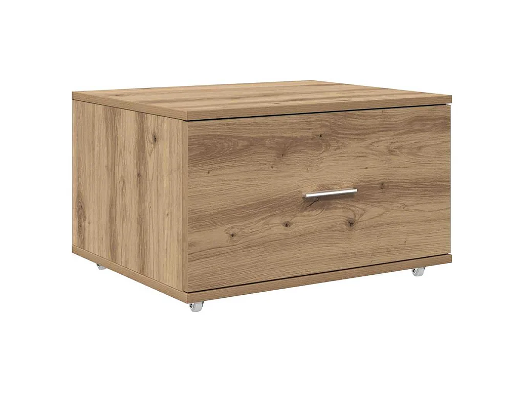 Handgefertigter Schreibtisch aus Eichenholz 131,5 x 50 x 106,5 cm Holzwerkstoff