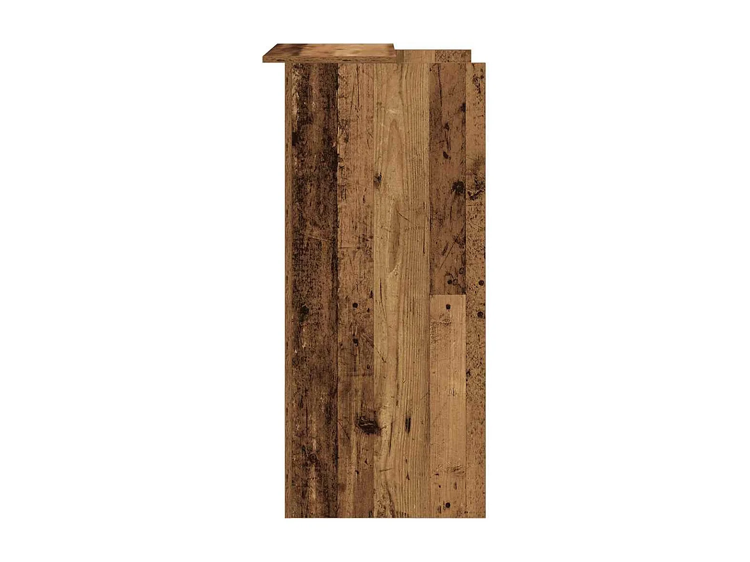 Bureau de réception vieux bois 55x50x103,5 cm bois d'ingénierie