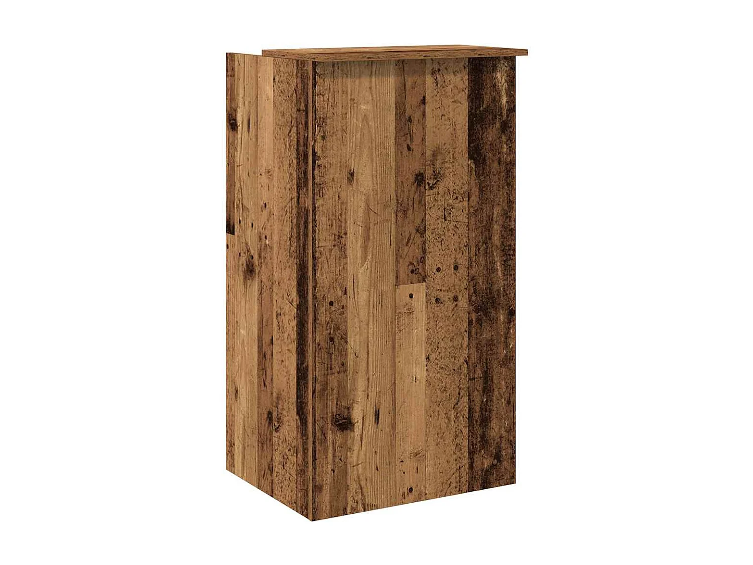 Bureau de réception vieux bois 55x50x103,5 cm bois d'ingénierie