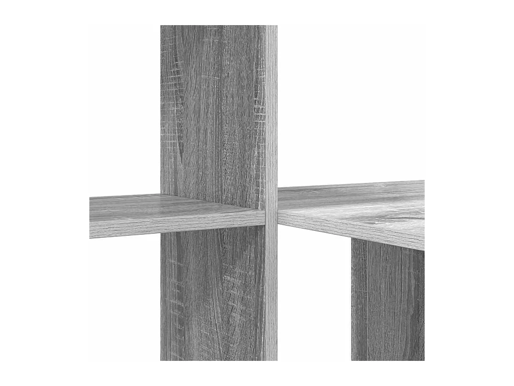 Bureau Sonoma gris 131,5 x 50 x 106,5 cm Bois d'ingénierie