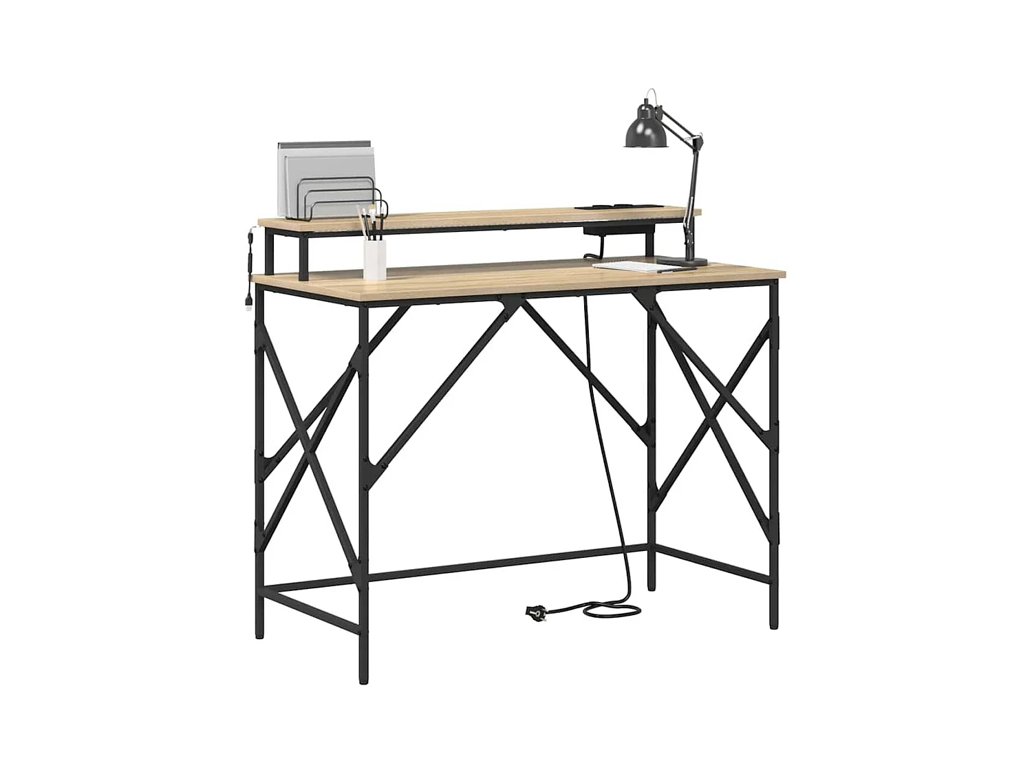 Bureau Chêne sonoma 100 x 50 x 86.5 cm Bois d'ingénierie