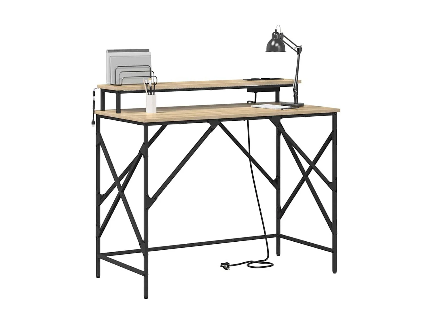 Bureau Chêne sonoma 100 x 50 x 86.5 cm Bois d'ingénierie