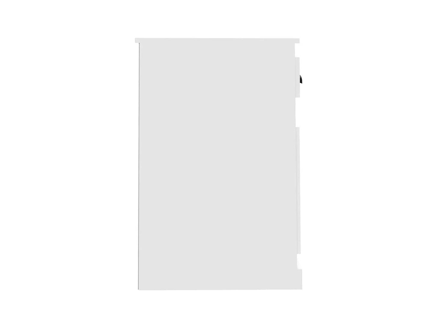 Schreibtisch mit Schublade weiß 115x50x75 cm Holzwerkstoff