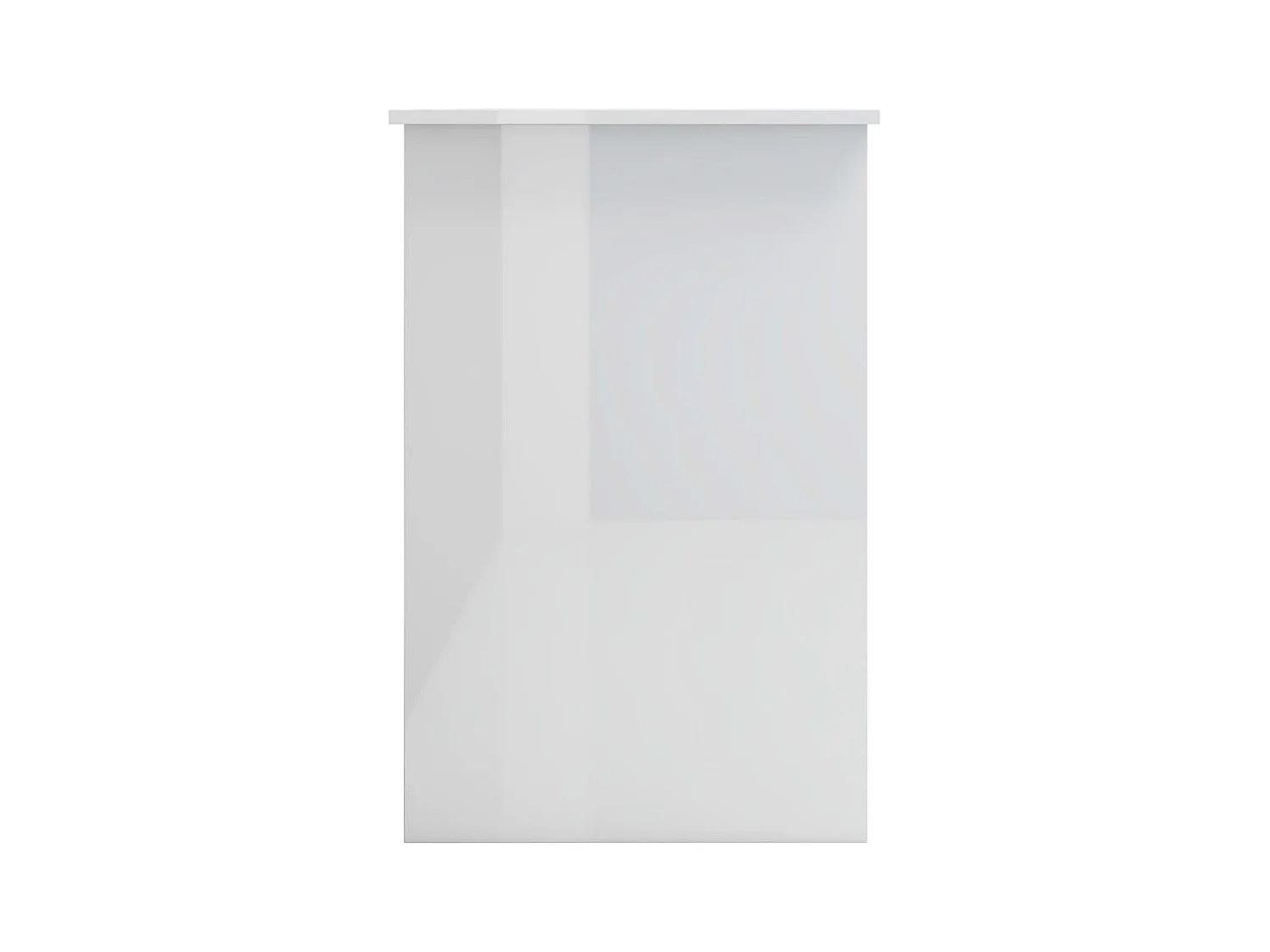 Escritorio Blanco Brillo 100x50x76 cm Madera de Ingeniería