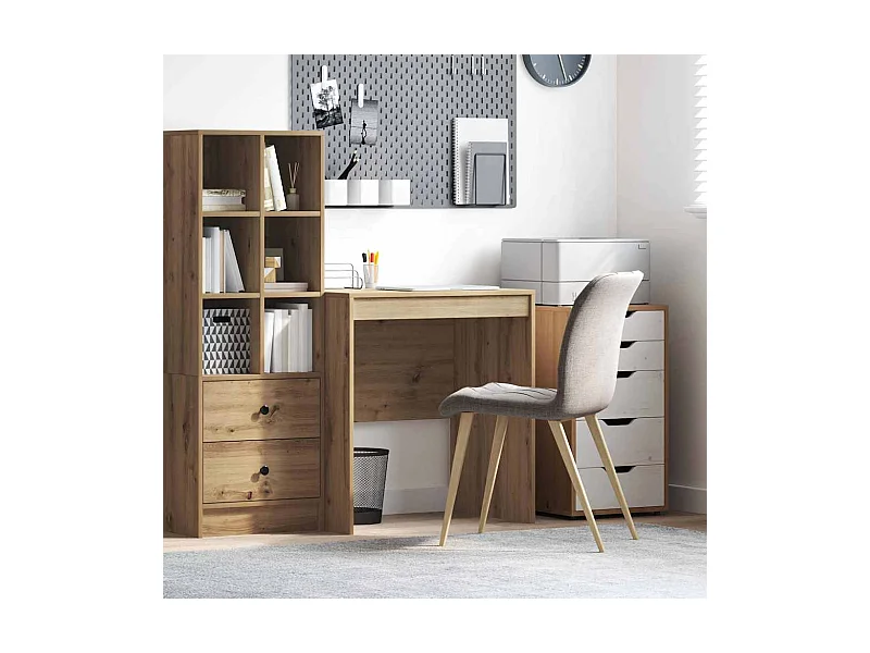 Bureau chêne artisanal 70 x 50 x 76 cm Bois d'ingénierie