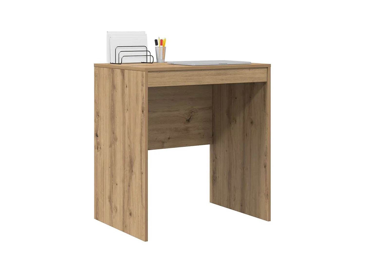 Bureau chêne artisanal 70 x 50 x 76 cm Bois d'ingénierie
