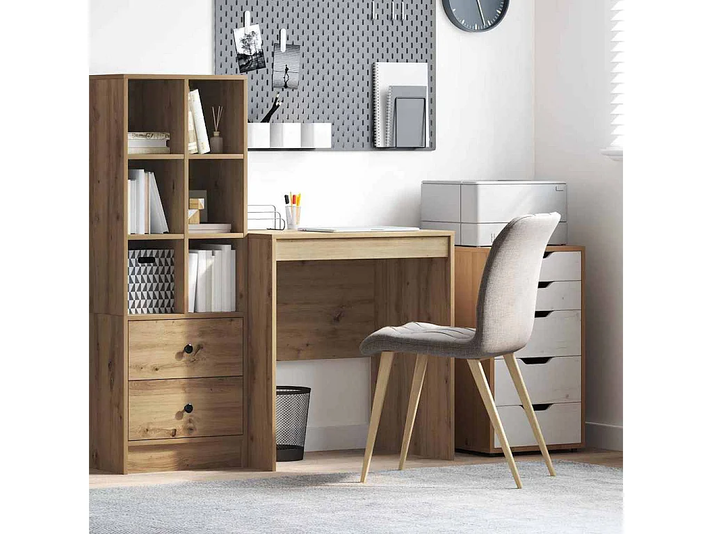 Bureau chêne artisanal 70 x 50 x 76 cm Bois d'ingénierie