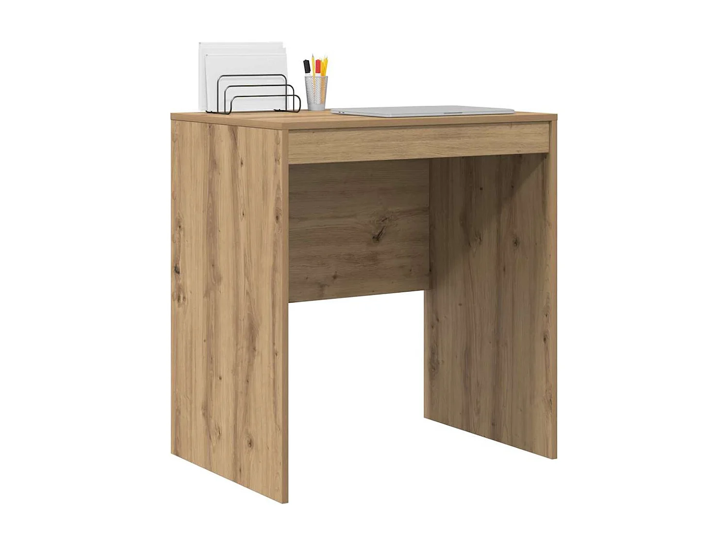 Bureau chêne artisanal 70 x 50 x 76 cm Bois d'ingénierie