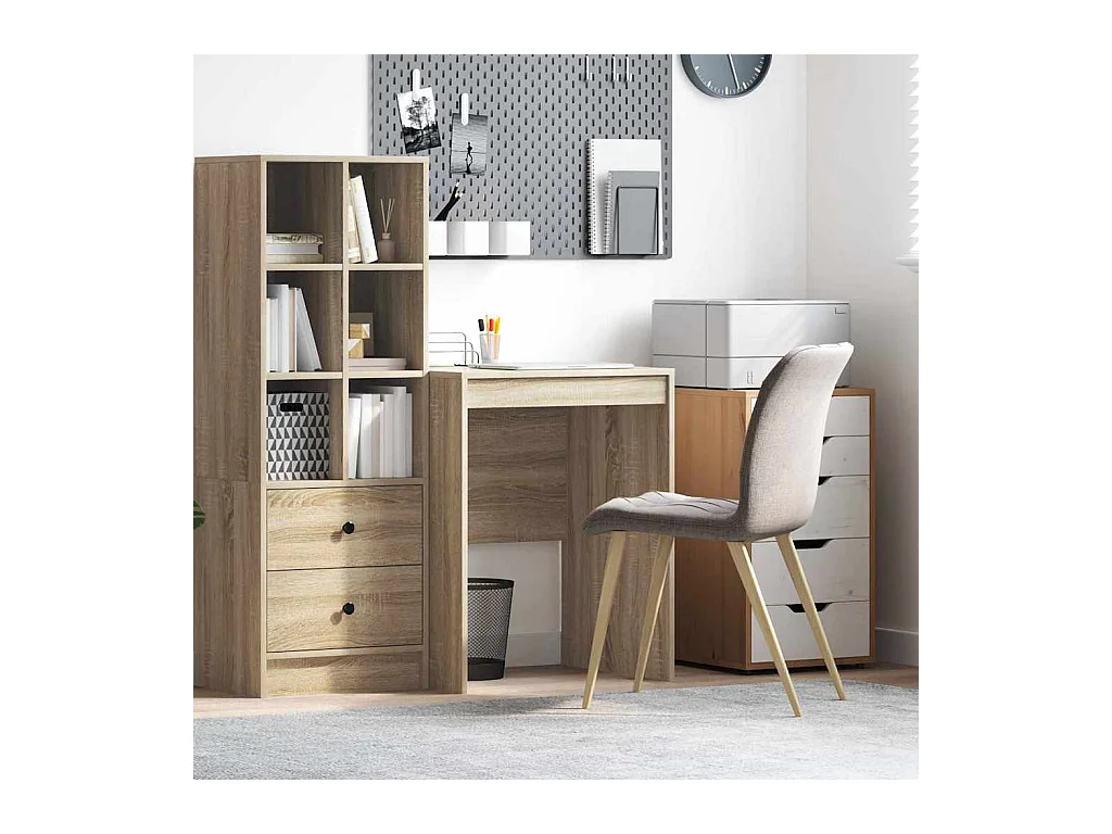 Bureau Chêne sonoma 60 x 50 x 76 cm Bois d'ingénierie