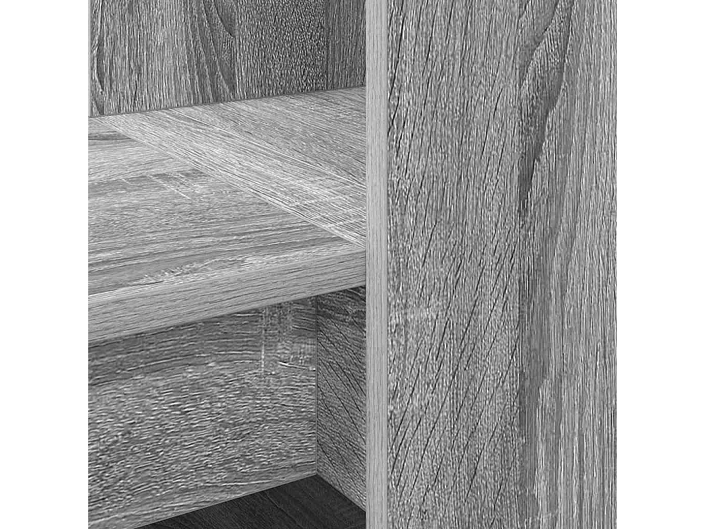 Scrivania Sonoma Grey 122 x 67 x 145 cm in legno ingegnerizzato