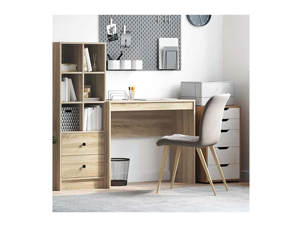 Bureau Chêne sonoma 90 x 40 x 76 cm Bois d'ingénierie