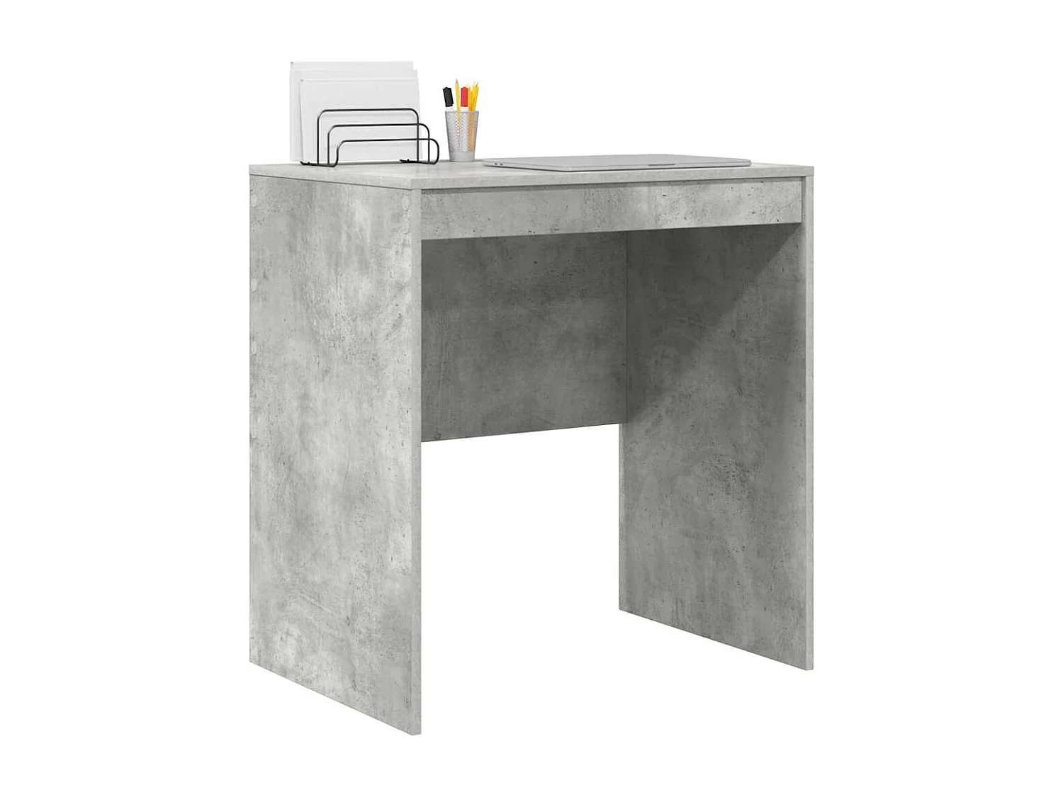 Bureau Gris béton 70 x 50 x 76 cm Bois d'ingénierie