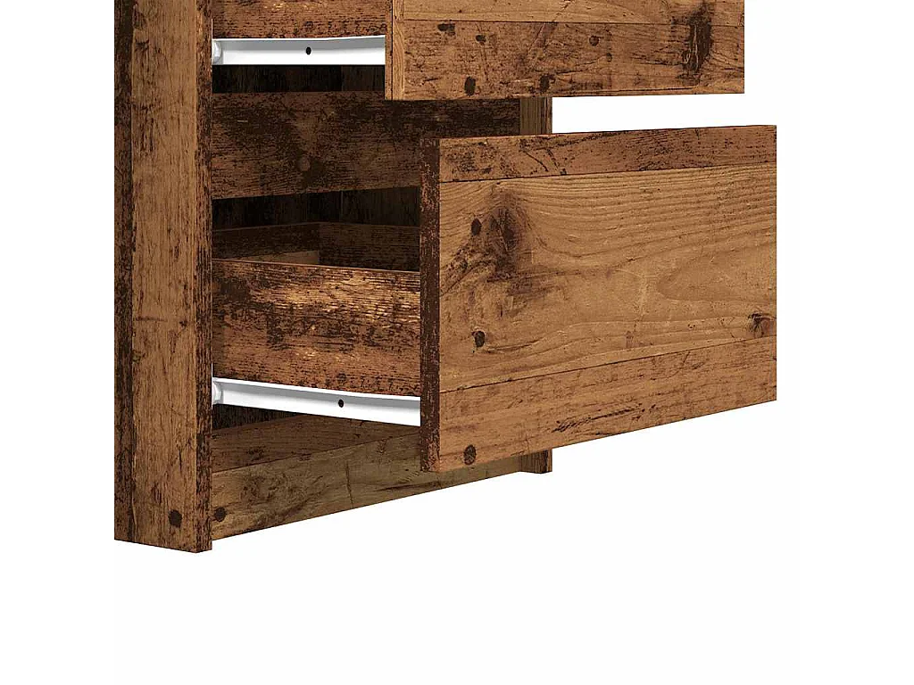 Vecchia scrivania in legno 140x50x77 cm in legno ingegnerizzato