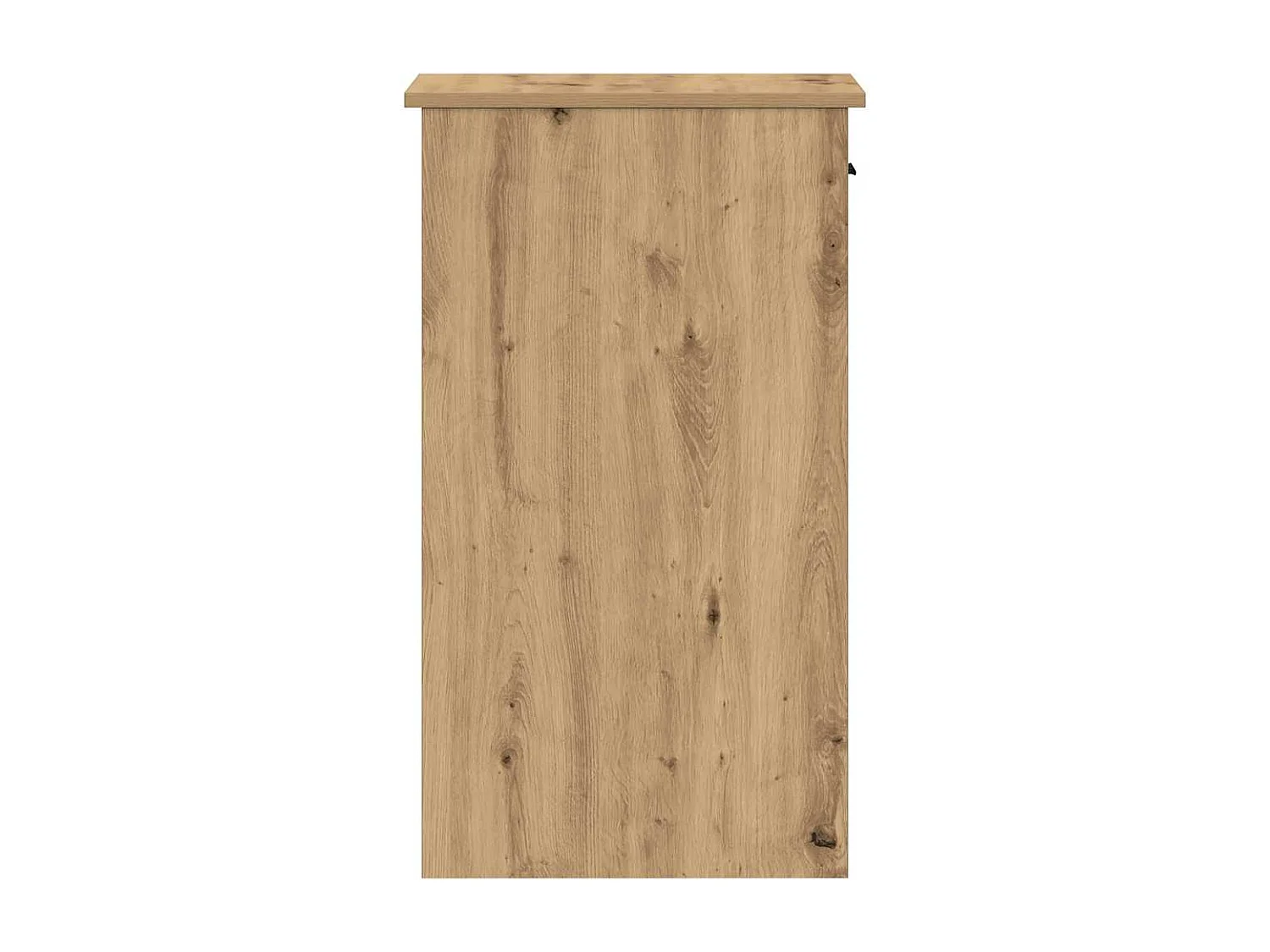 Support de tour d'ordinateur tiroir chêne artisanal 35x45x77 cm