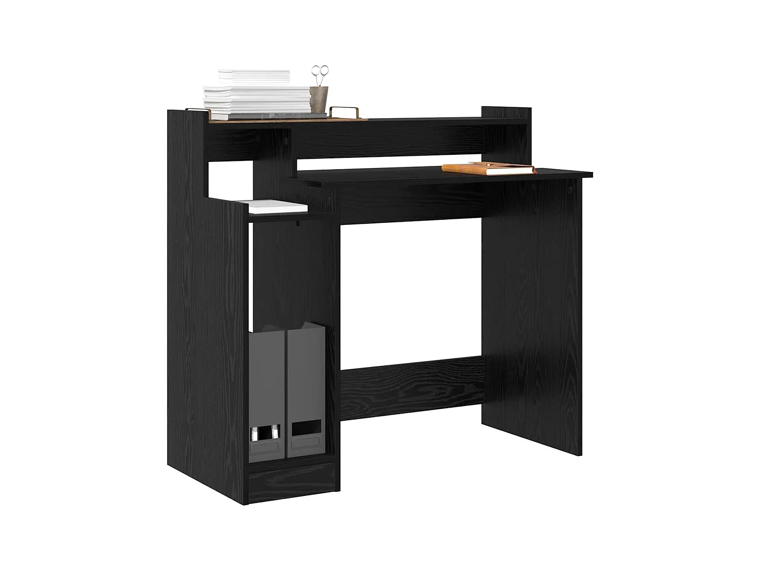 Bureau Chêne noir 97 x 45 x 90 cm Bois d'ingénierie