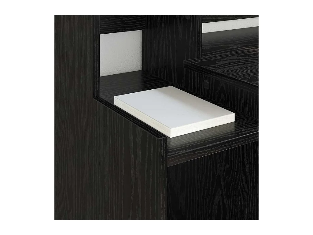 Bureau Chêne noir 97 x 45 x 90 cm Bois d'ingénierie