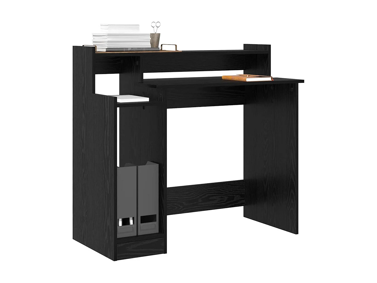 Bureau Chêne noir 97 x 45 x 90 cm Bois d'ingénierie